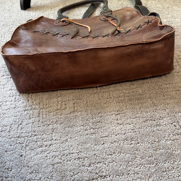 Bed Stu Bruna Whipstitch leather handbag - Picture 6 of 8